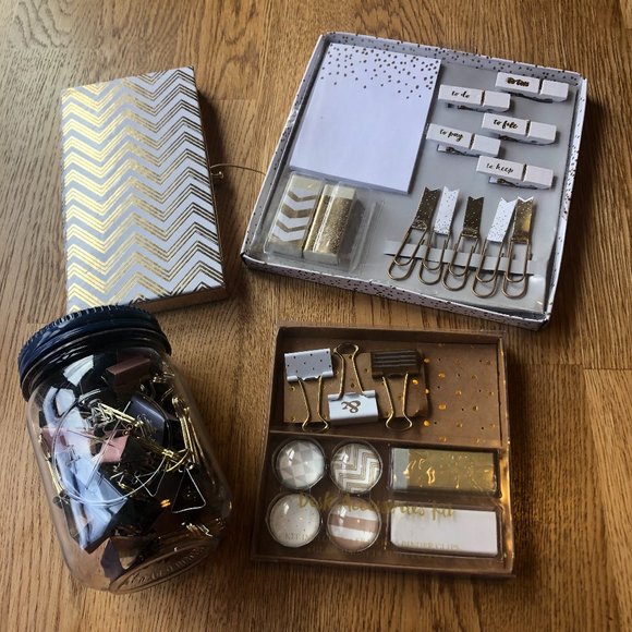 Desk Accessory Set Bundle Lot of 4 NWT - Picture 1 of 9